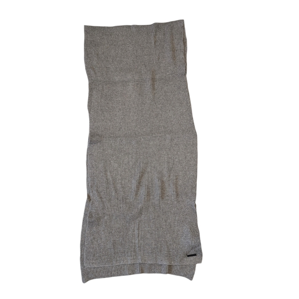 Carve Designs Zapata Scarf Pewter Heather Ribbed Wrap Neck Warmer - Picture 4 of 7
